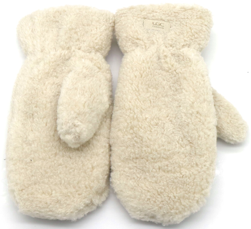 Q-L4.1 GLOVES1002-007-1 Gloves Teddy Beige