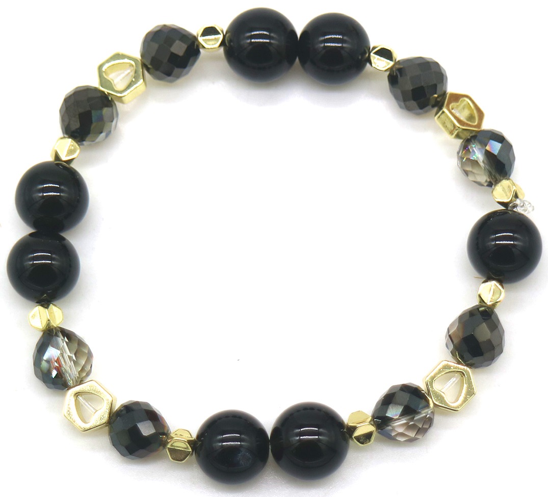 C-E10.1 B2374-118-3 Elastic Bracelet Black