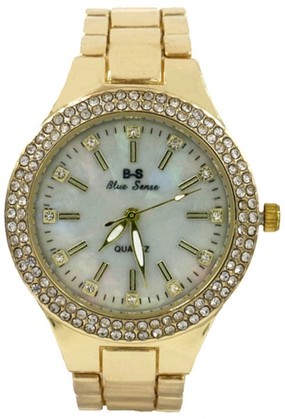 A-F19.1 W631-001 Quartz Watch 33mm Crystals MOP