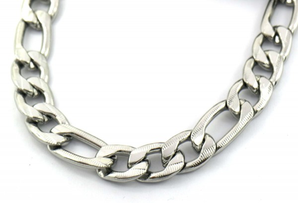 E-B23.1 N628-010 S. Steel Necklace XL 11mm Chain 55cm
