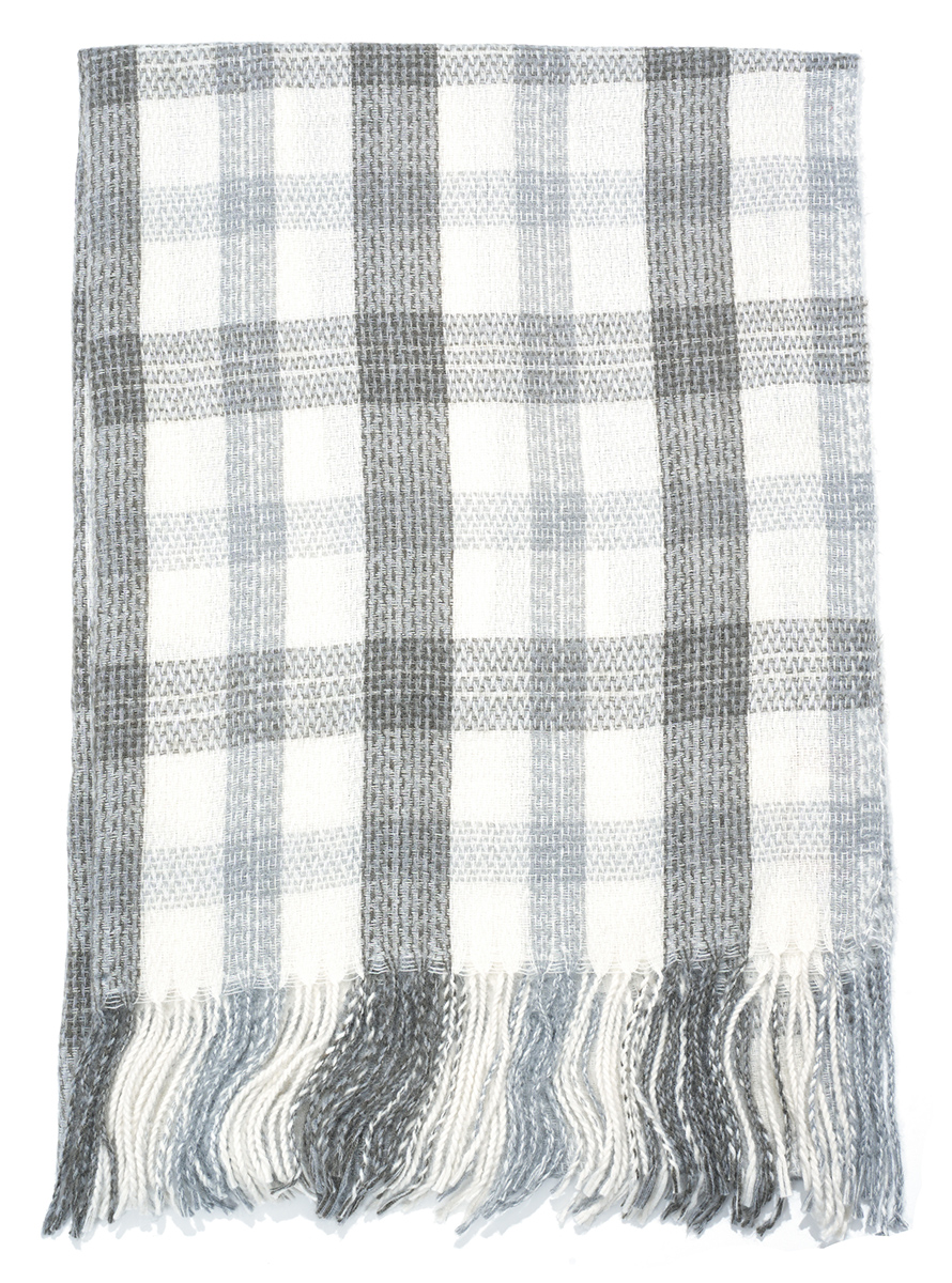Z-C6.4  SCARF705-185-3 Scarf Soft Checkered 180x70cm