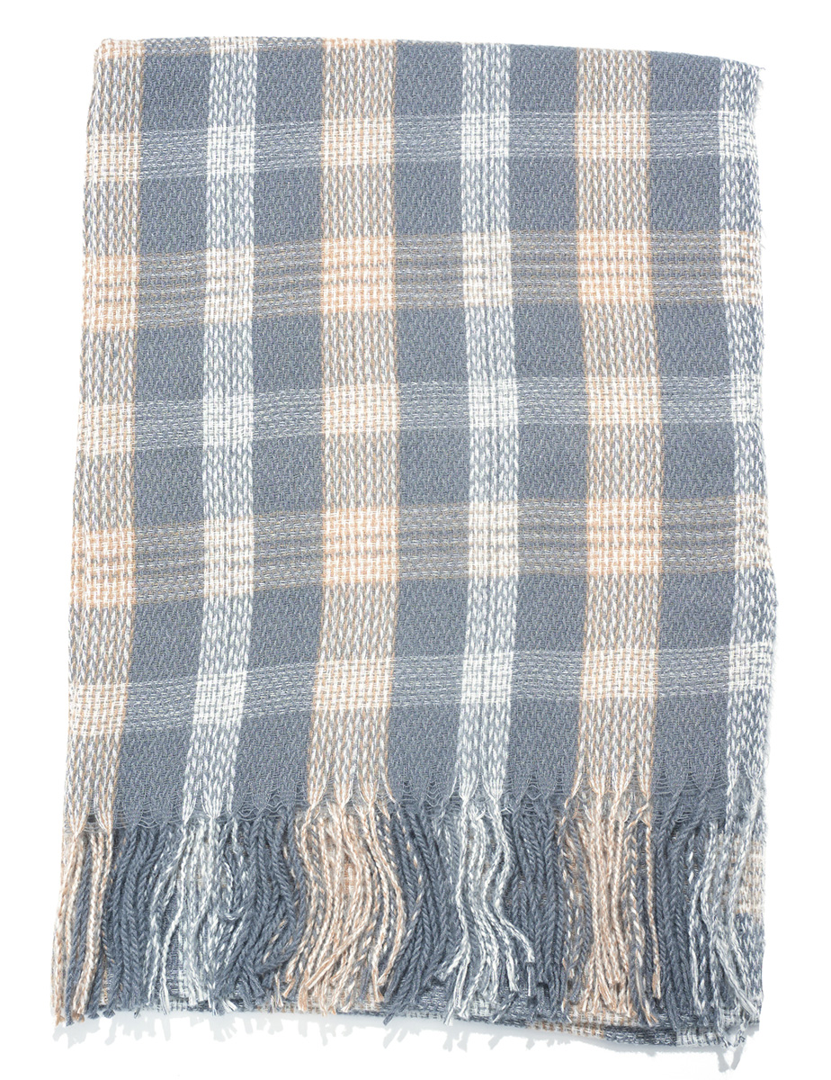 Z-C3.4  SCARF705-185-4 Scarf Soft Checkered 180x70cm