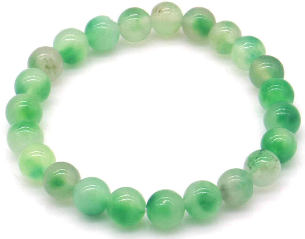 G-E22.2 B2574-001-4 Fashion Bracelet 8mm Stones Chalcedony