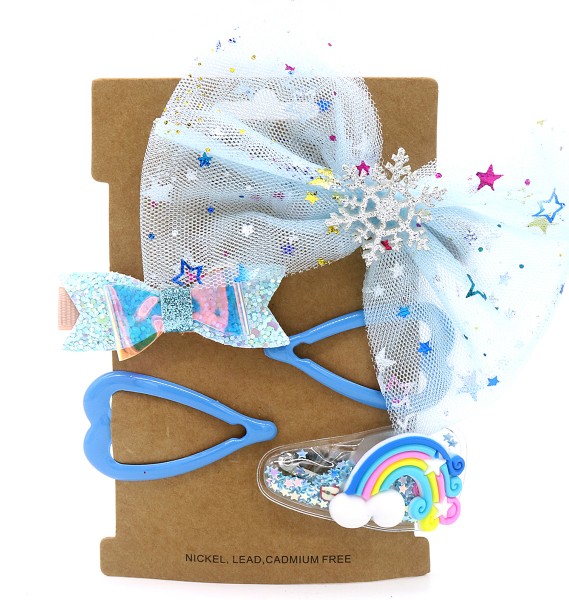 S-G8.3 H009-031B Kids Hair Fashion Set 5pcs Blue