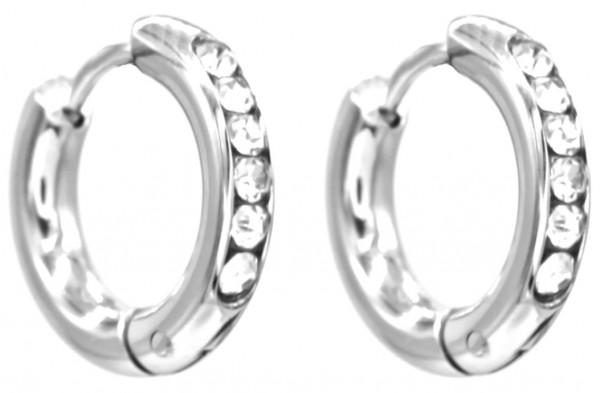 D-A19.4 E090-002S S. Steel Earrings 15mm