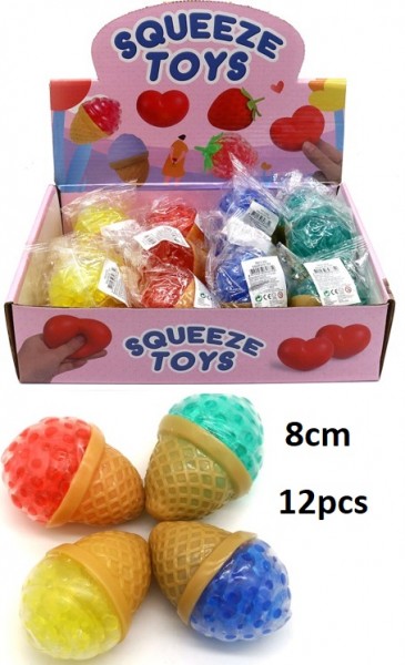 T-P8.2 T613-002 Squishy Icecream 8cm - 12pcs