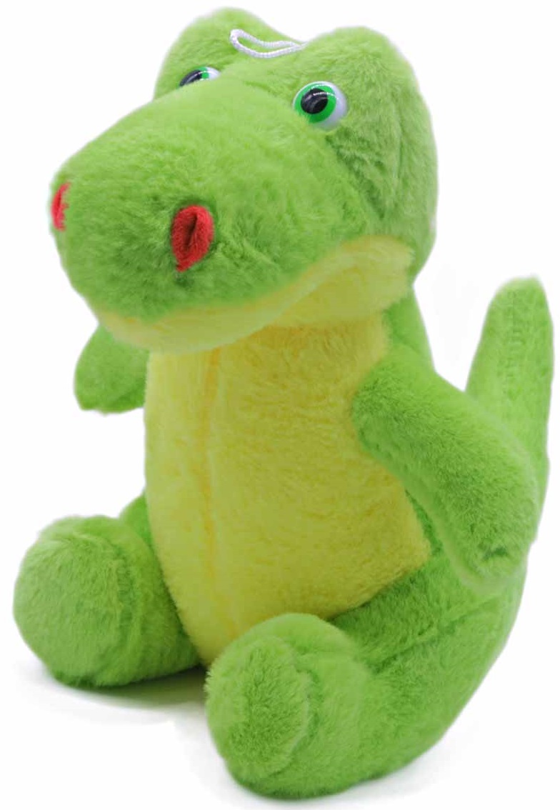 Y-D2.2 TOY838-002 Fluffy Crocodile 25cm - Mixed Colors - 1pc