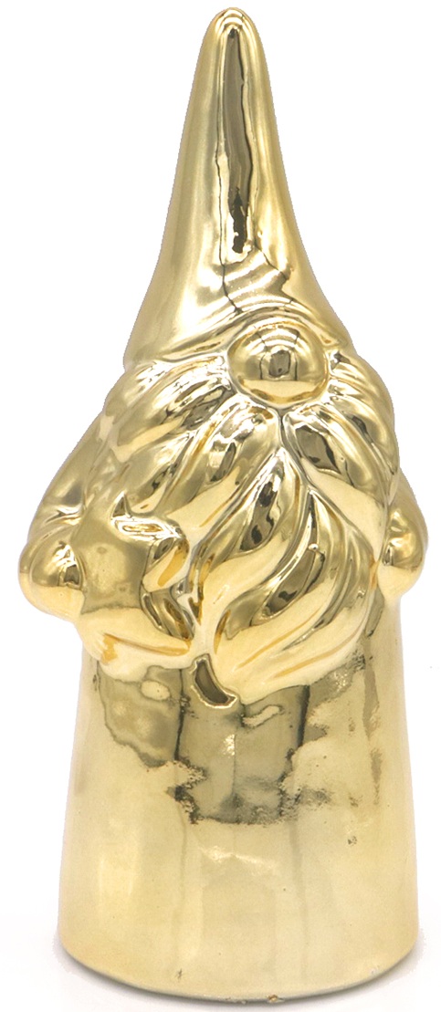 K-C2.1 DC1053-004G Ceramic Santa 15cm Gold