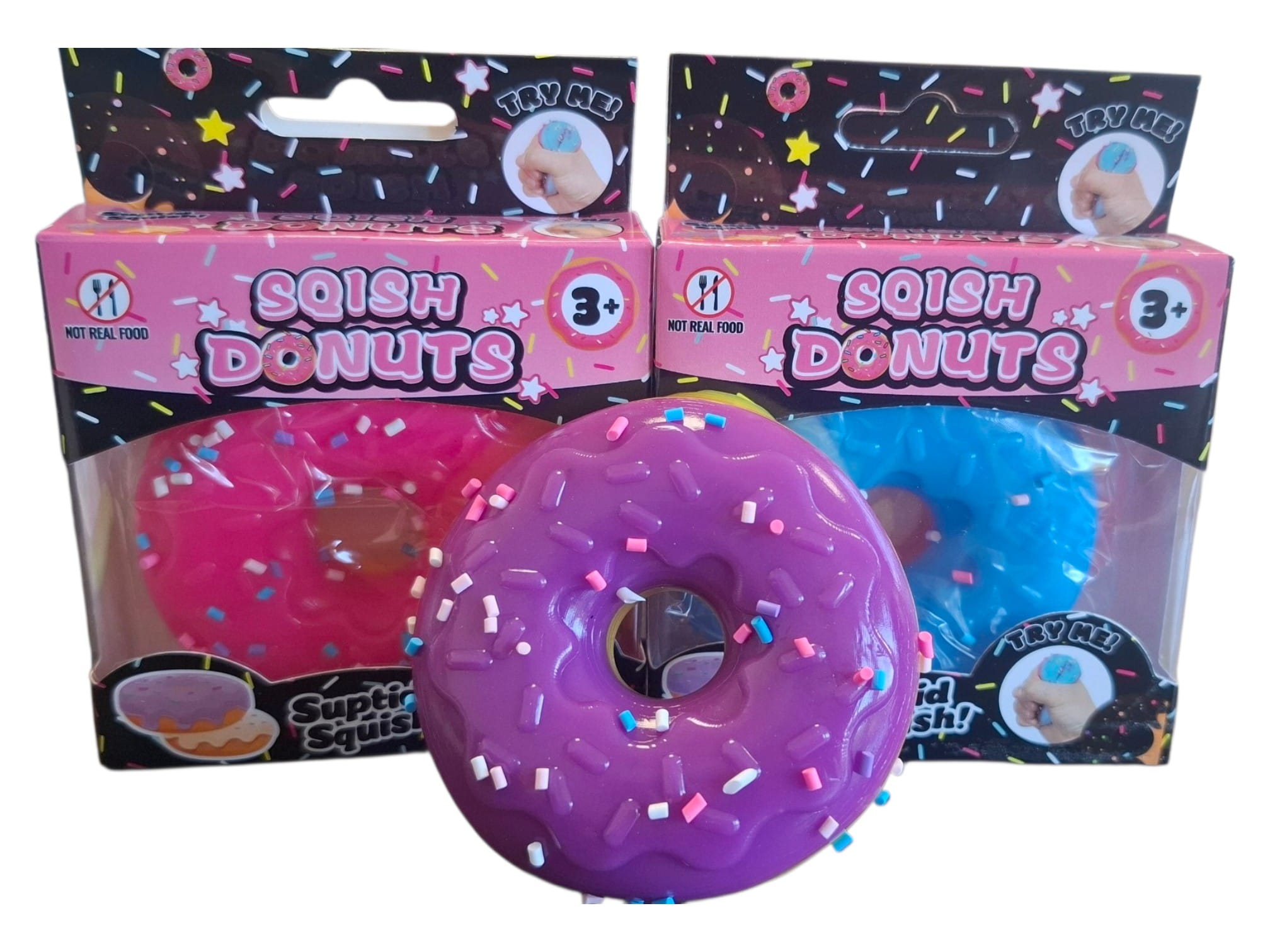 Z-B3.2 TOY2610-013 Squishy Donut - 16pcs