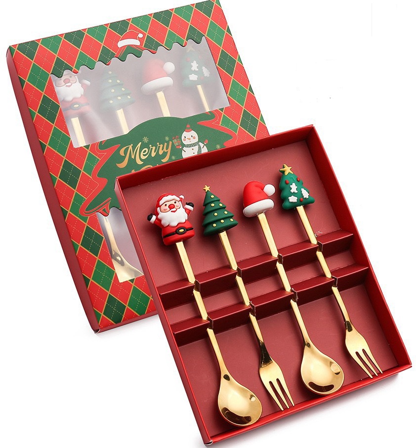 T-A4.2 DC1052-009-6 Gift Set Cutlery 4pcs- Christmas