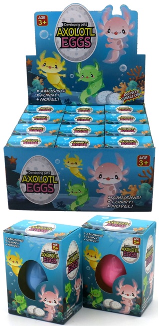 T-N6.1 TOY2535-180 Hatching Eggs Axolotl - 12pcs