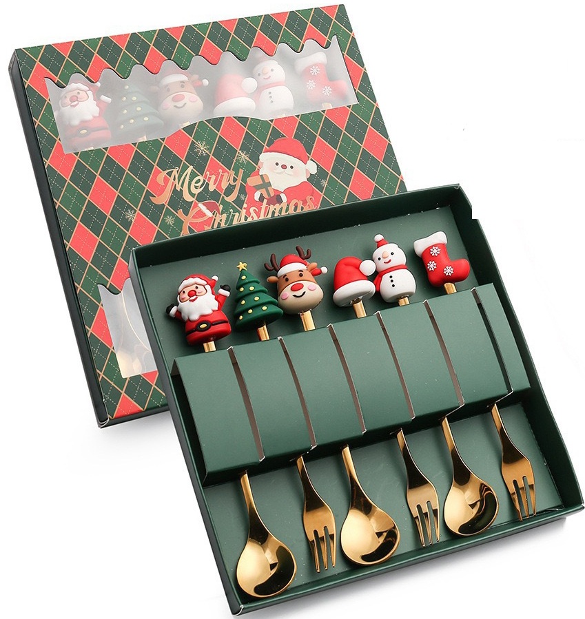 T-C4.2 DC1052-010-7 Gift Set Cutlery 6pcs- Christmas