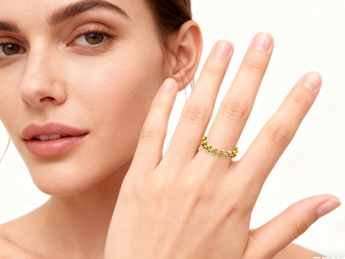 G-B18.3 R2591-079G S. Steel Ring Adjustable Crystals