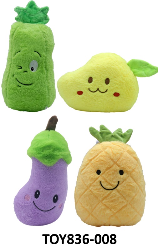 Y-A2.1 TOY836-008 Plush Fruits 22 - 27cm - Mixed Designs - 1pc