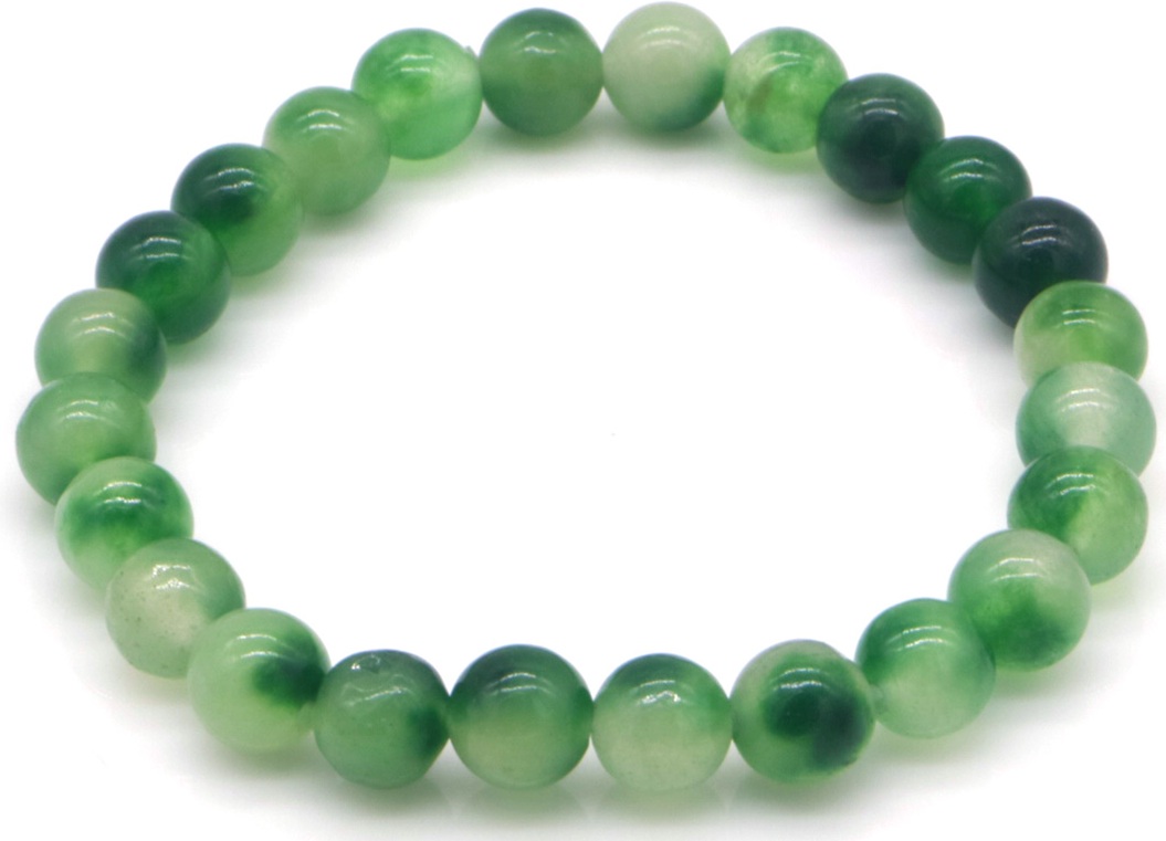 I-B6.3 B2574-001-1 Fashion Bracelet 8mm Stones Chalcedony
