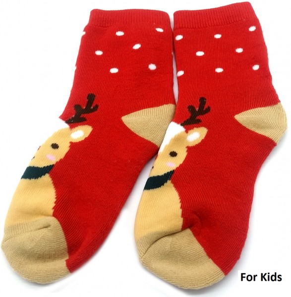 S-G3.3 SOCK2359-001-1 No.4 Chirstmas Size 33-38 For Kids