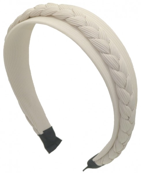 R-B3.2 H063-032 Braided Headband 3.5cm Beige