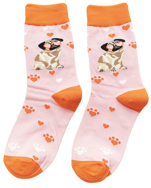 S-E5.3  SOCK2316-088-6 Pair of Socks Size 38-45 Dog