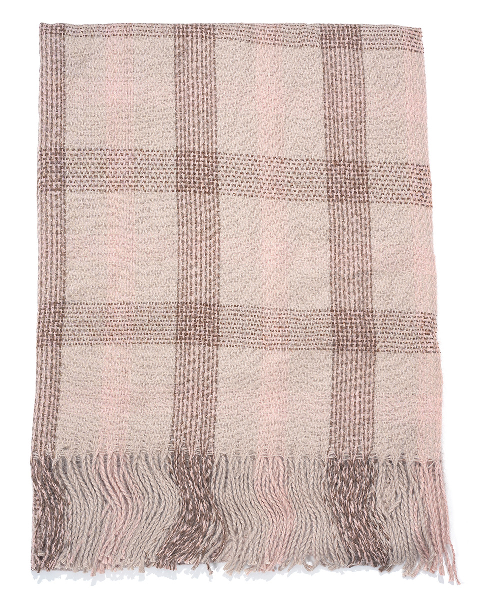 Z-E3.4 SCARF705-185-2 Scarf Soft Checkered 180x70cm