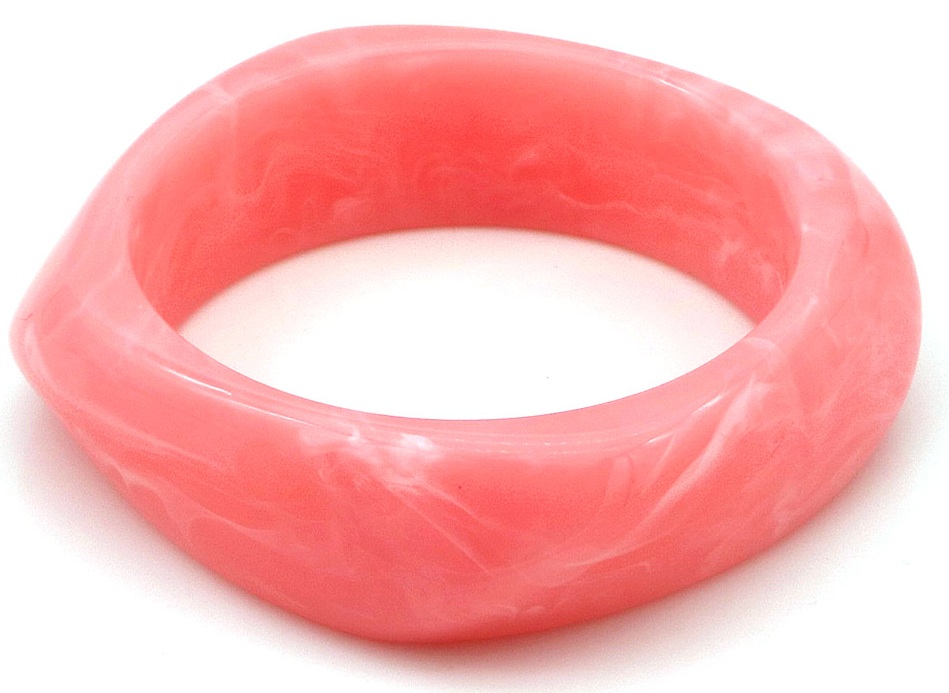 G-C14.1 B001-001-3 Resin Bangle 2.3cm pink
