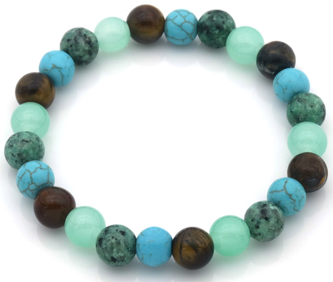 A-A19.3 B003-008 Stone Bracelet 8mm - 19cm