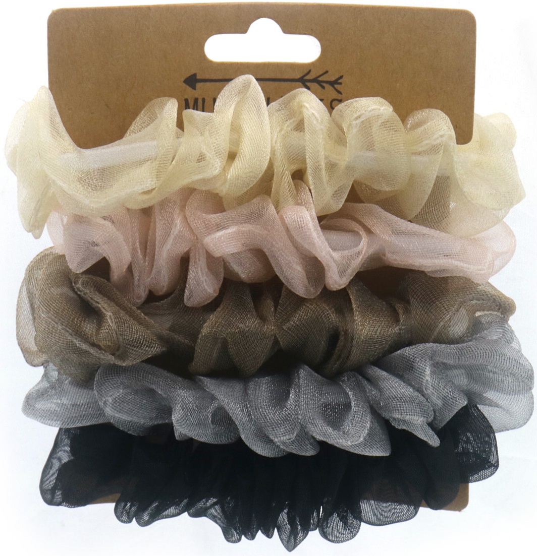 X-D6.1  H925-004 Hair Elastics 5pcs