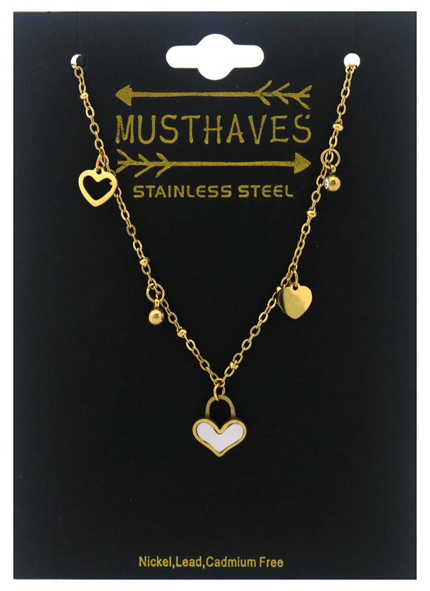 H-B7.1  B074-065G S. Steel Bracelet Charms