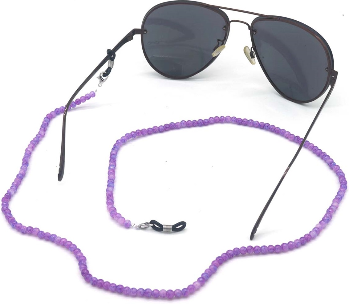 F-E6.1 GL004-015-6 Sunglass Chain Purple
