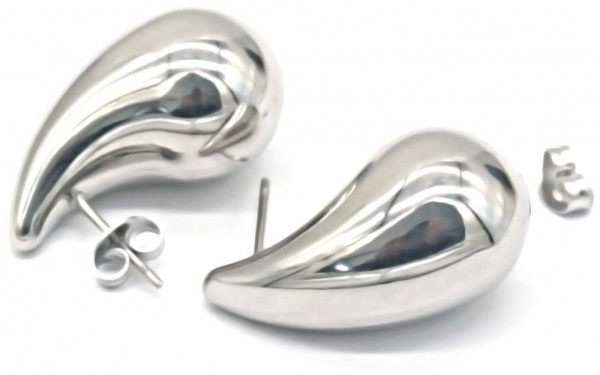 D-A19.5 E2367-002S S. Steel Earrings Drop 2.6cm