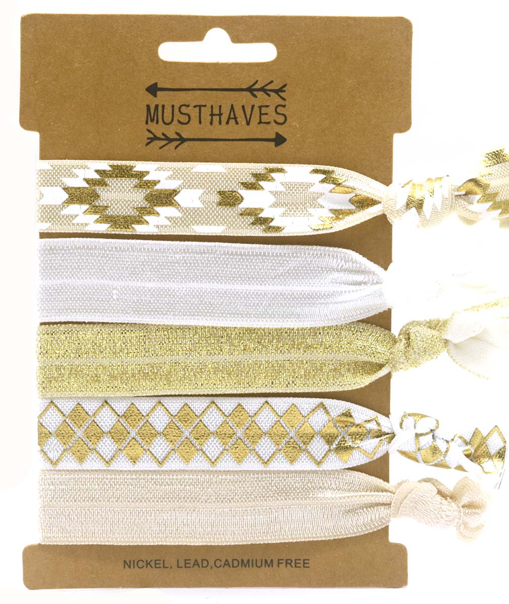 J-B2.2 H709-001 Hair Tie Elastics 5pcs