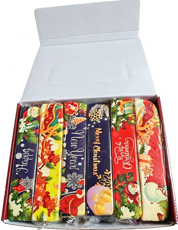 T-O7.2 TOY2619-117 Slow Rise Squishy Butter XL Christmas 21x4.5cm - 12pcs