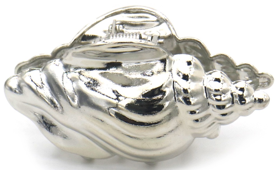 S-B2.3 H1127-008S Metal Hair Shell 7cm Heart