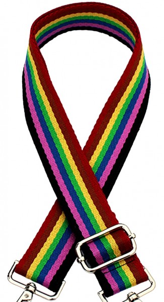 S-H5.3 BS003-002 Bag Strap 4cm Rainbow