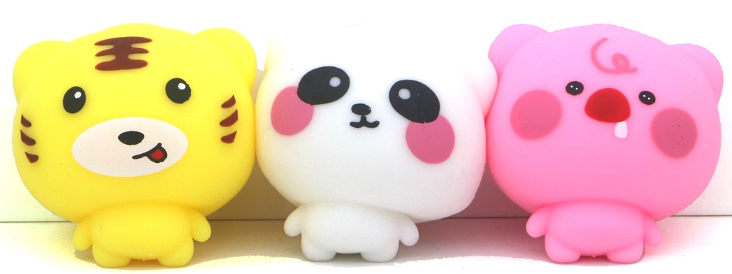 T-J3.1 TOY2535-189 Squishy Animals - 12pcs
