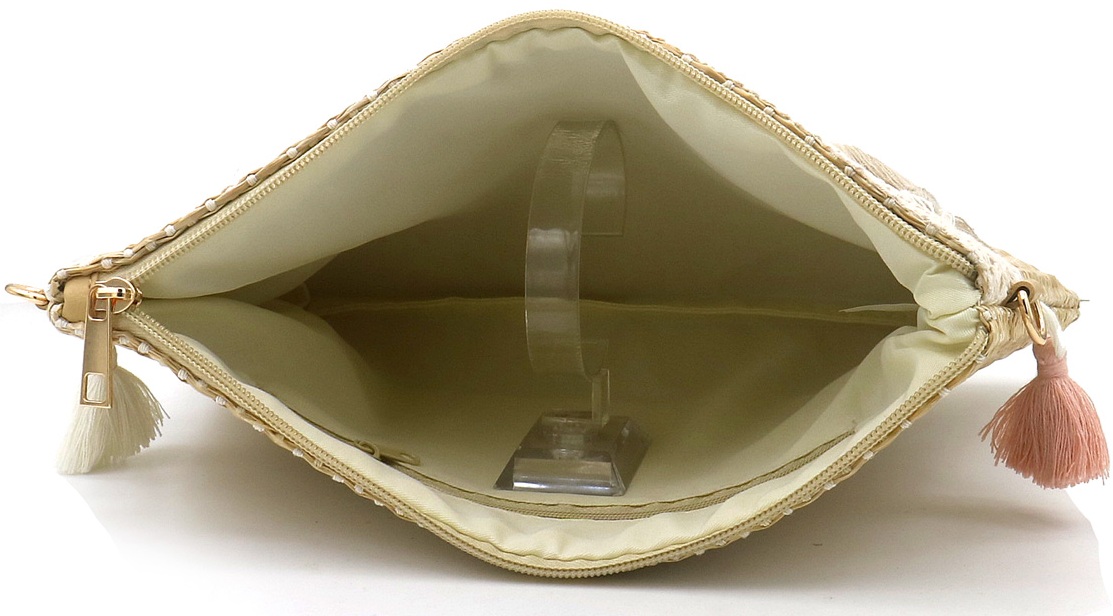 Q-G7.1 BAG1119-002-3 Woven Clutch 29x20.5cm