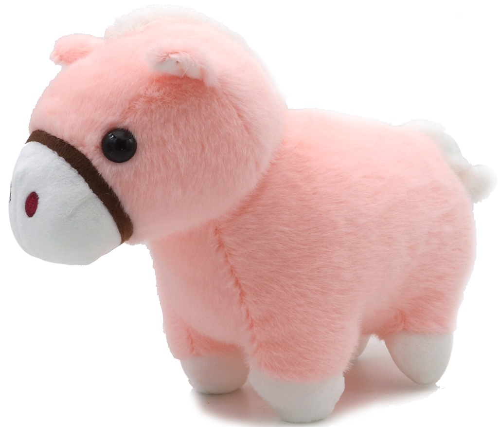 Z-C6.2 TOY2597-042 Sof Plush Horse 26cm - Mixed Colors - 1pc