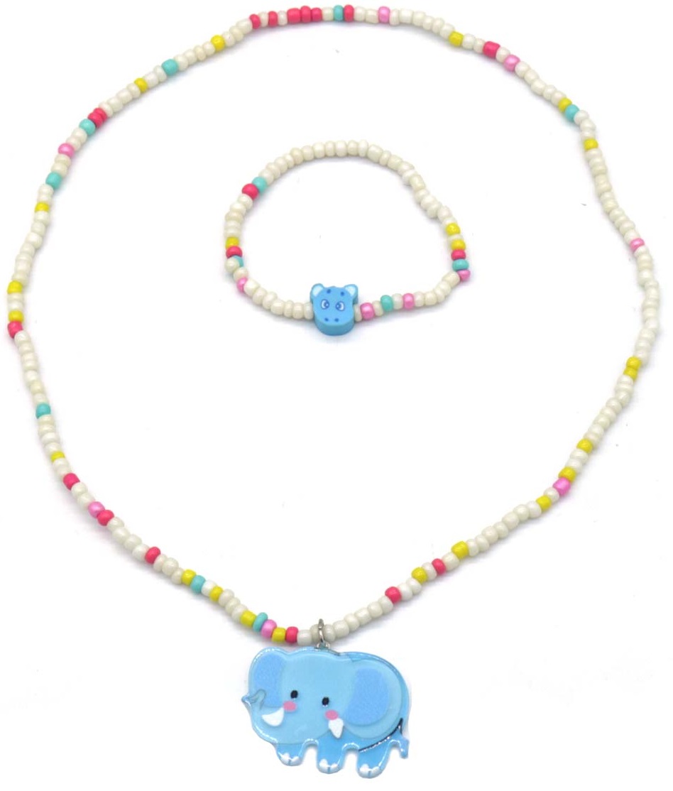 C-C1.2 NB820-002 Kids Jewelry Set Elephant