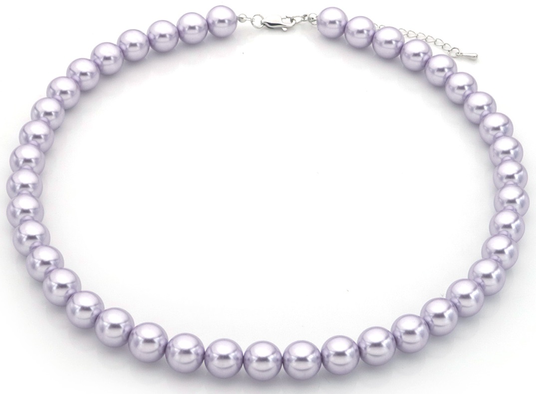 C-B12.2 N928-001-4 Necklace Glass Pearls 10mm