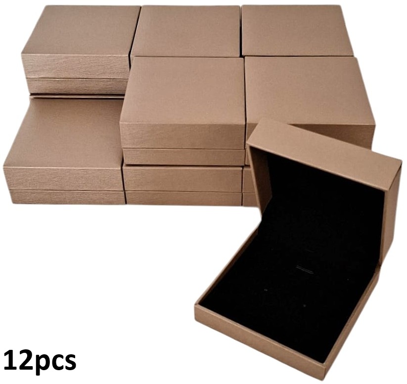 R-G3.1 PK1032-004 Luxury Gift Box 9x9x3.8cm - Gold - 12pcs