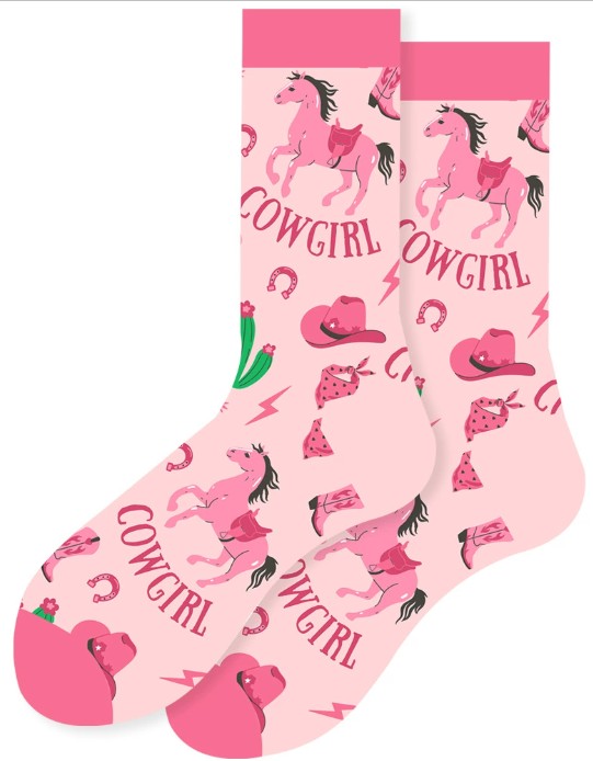 S-J2.3 SOCKS2512-020 Pair of Socks Size 38-45 Cowgirl