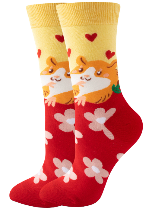 S-F5.1 SOCKS2512-011 Pair of Socks Size 38-45 Hamster