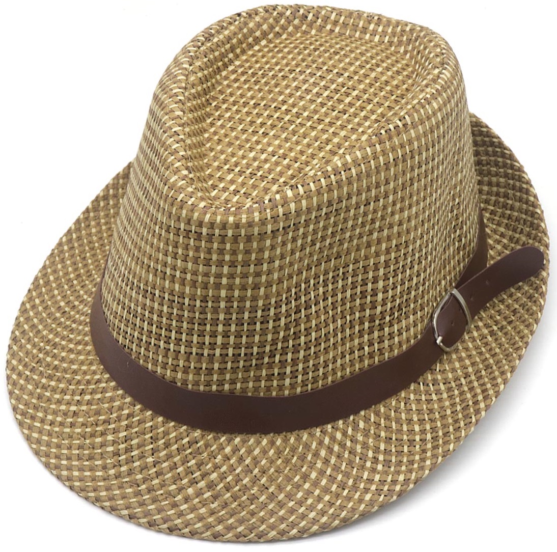 L-B3.1 HAT802-002-3 Summer Hat #60 Brown
