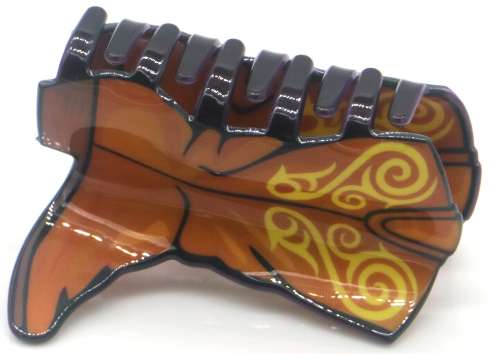 T-M6.1 H1038-011 Trendy Hair Claw Cowgirl Booth 8cm