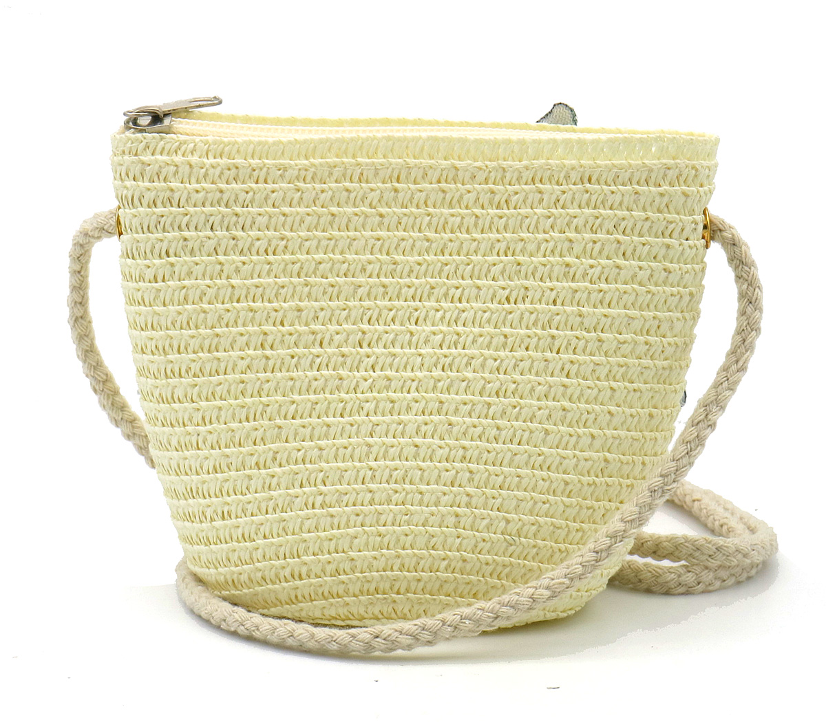 T-M4.2 BAG1120-002-2 Woven Kids Bag Mermaid 12.5x14.5x5.5cm Beige 