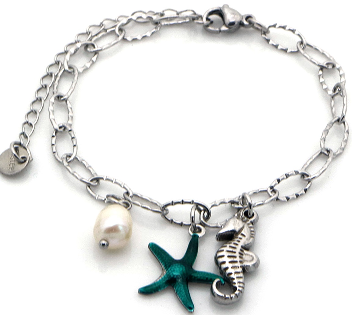 C-A1.2 B936-014S S. Steel Bracelet Charms