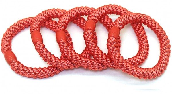 F-C14.2 H2253-004 XD2315 Hairtie Elastic 5pcs Pink