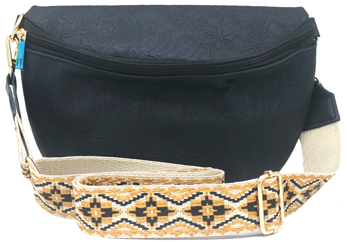 C-D13.1 BAG810-003-1 PU Bag 25x16cm Black