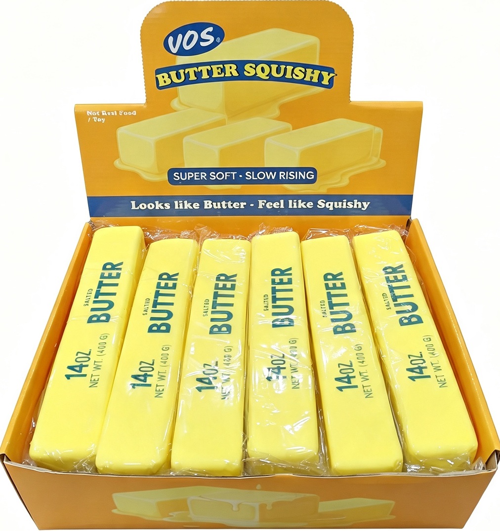 R-A4.1 TOY2619-089 Squishy Slow Rising Butter XL 22cm - 12pcs