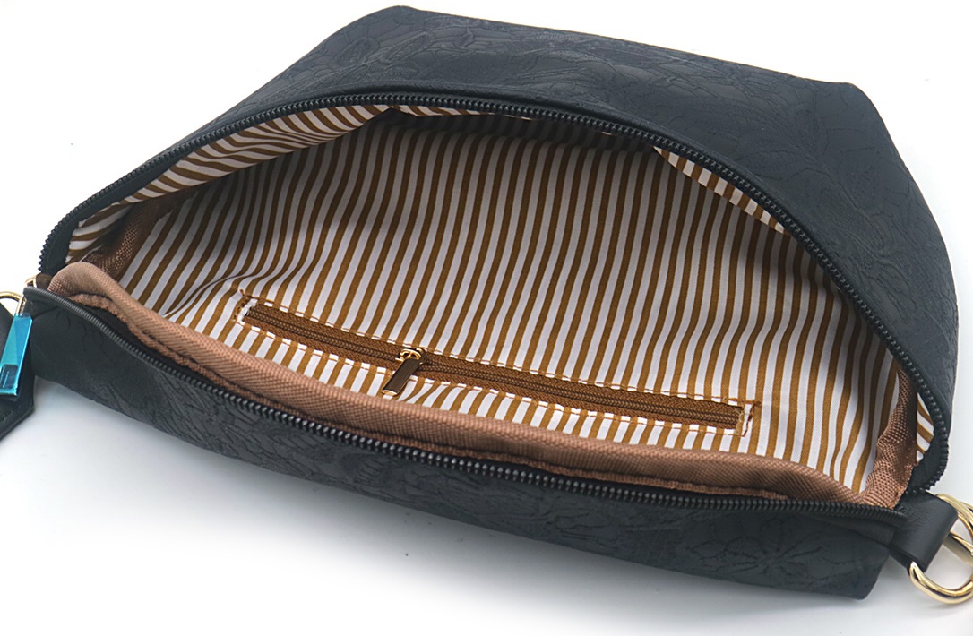 C-D13.1 BAG810-003-1 PU Bag 25x16cm Black