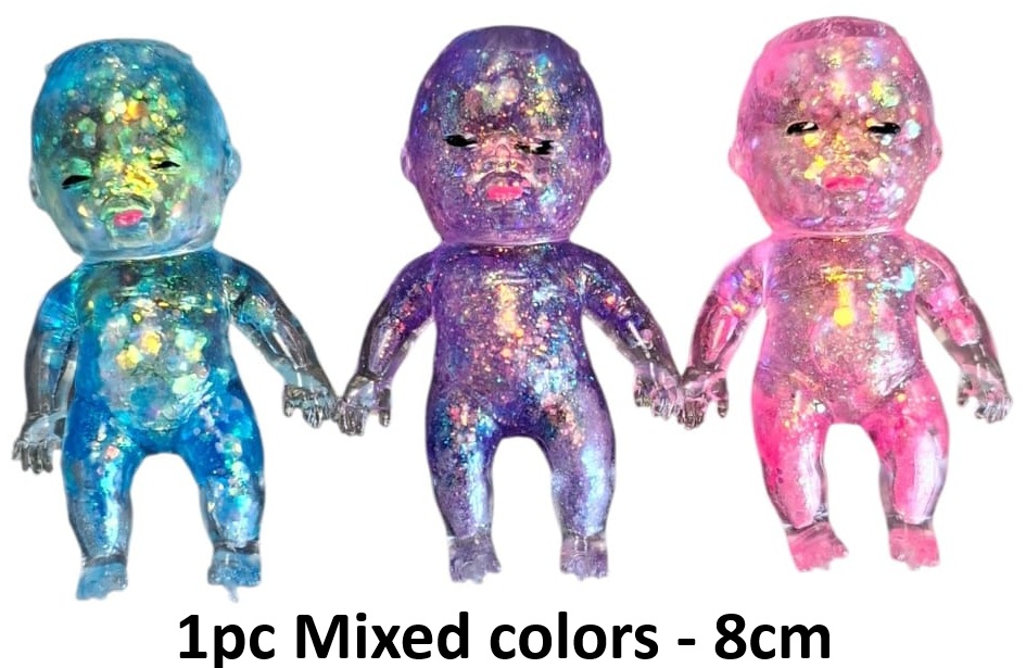 Q-F7.2 TOY2619-001 Sugar Squishy Baby 8cm - Mixed Colors - 1pc